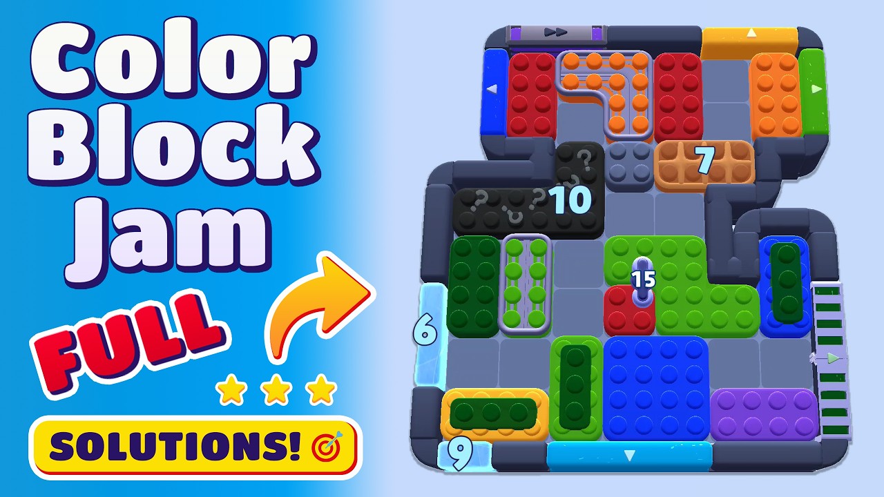 Color Block Jam Level 1367 Walkthrough (1368, 1369, 1370 & 1371