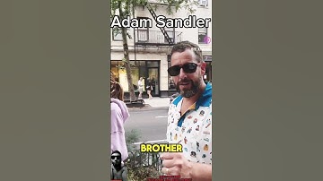 Adam Sandler gets Angry for Asking What He Does for a Living