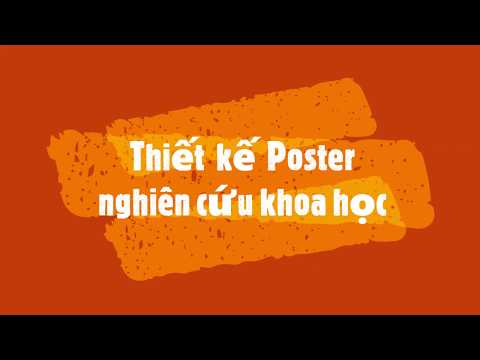 Video Demo: Thiết kế poster nghiên cứu - youtube