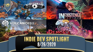 Indie Developer Spotlight for the week of 8/26/2020 | Indie Game Showcase