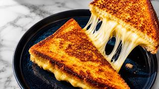 The BEST Grilled Cheese Recipe | Crispy Outside, Gooey Cheese Inside! 🧀