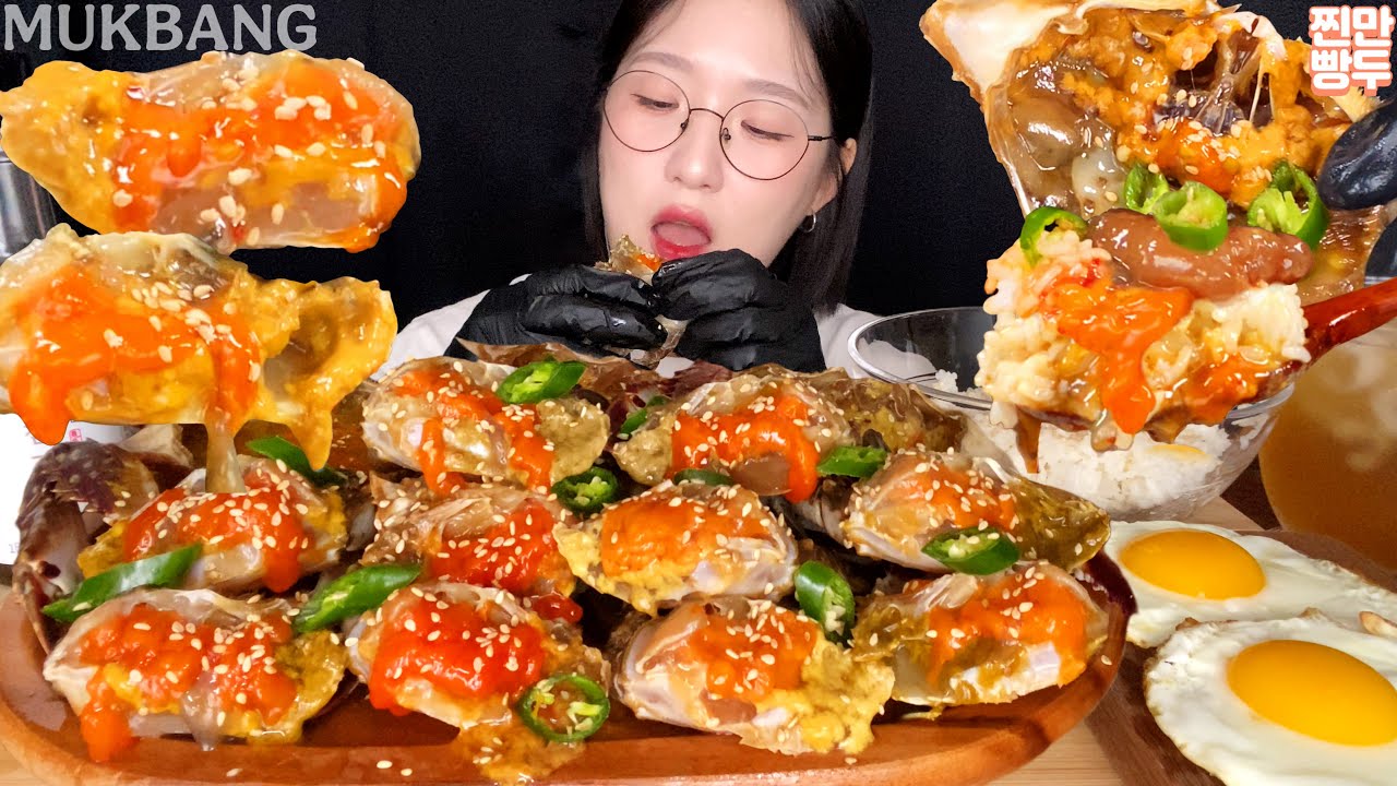 🦀Soy Sauce Marinated Crab | KOREANFOOD MUKBANG ASMR
