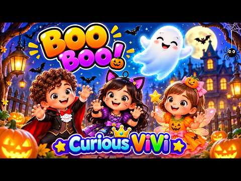 Boo Boo! Who’s There? 👻 | Halloween Song for Kids | Curious ViVi