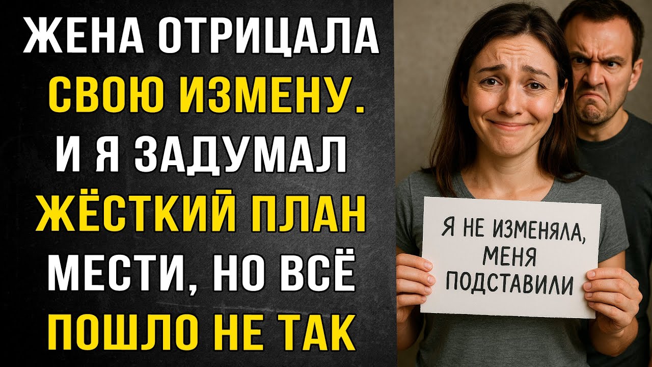 Жена Отрицала Измену, Я задумал Жёсткий План наказания, но всё пошло не так