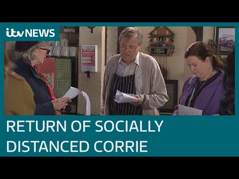 Coronation Street resumes filming after 11 weeks in lockdown | ITV News