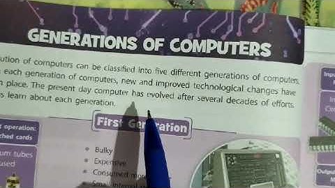 Class-5 Sub-Computer Ch-1 Evolution of Computers (Part-4)