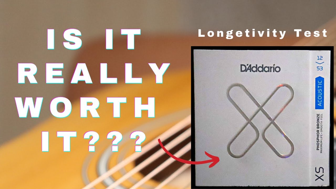 D'Addario XS Acoustic Guitar Strings Longetivity Test YouTube