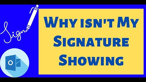 Waarom wordt mijn handtekening niet weergegeven in Outlook? [Probleem opgelost ✅]