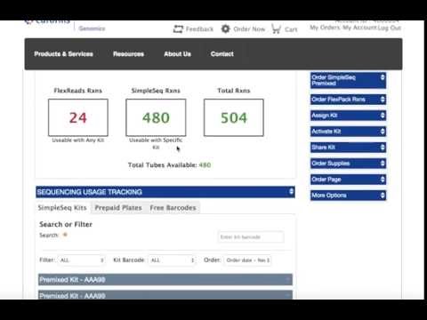 Sequencing Dashboard Overview