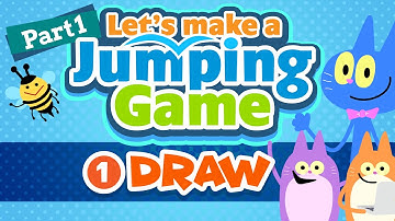 JavaScript programming with p5.js [Part 1] Jumping Game (1) Draw