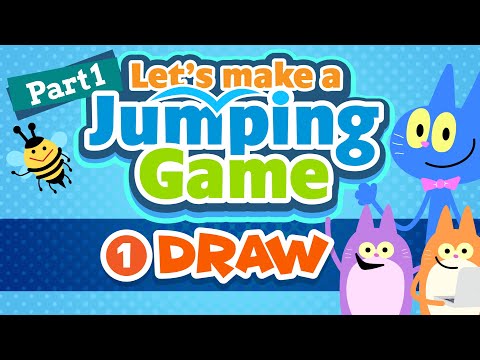 JavaScript programming with p5.js [Part 1] Jumping Game (1) Draw