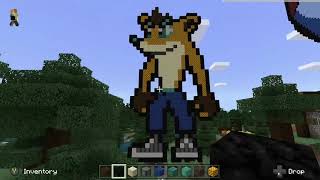 Minecraft:  How to Build Crash Bandicoot to Great Music