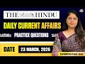 The Hindu Newspaper Analysis | 23 March 2026 | Current Affairs for UPSC
