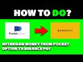 Withdraw Money From Pocket Option to Binance Pay 2025 (Free Guide)