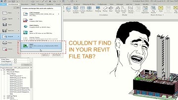 Naviswork 2021 has missing from Revit export tab.