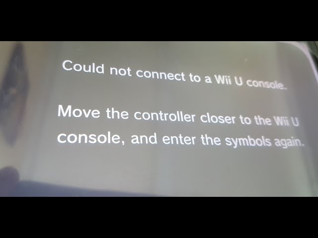 Nintendo Wii U Gamepad Connection Problems , Replace fix