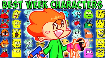 ALL BEST WEEK CHARACTERS | FNF Character Test | Gameplay VS Playground