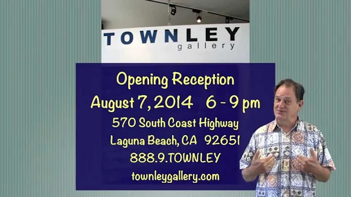 David Wiemer's First One-Man Art Exhibition