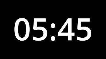5 MINUTE 45 SECOND TIMER - No Sound - Full HD 1080p - COUNTDOWN - 345 SECOND