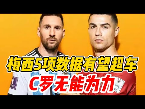 梅西冲刺，5项数据有望超车，C罗无能为力