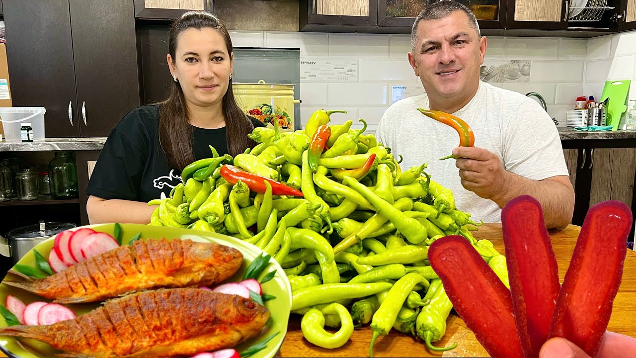 Как приготовить идеальный маринованный перец ЦИЦАК? Бастурма / Рыба жареная / Рецепты.