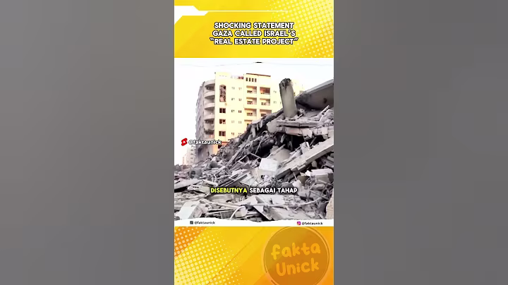 Israel's Post-War Agenda: Gaza a Real Estate Project