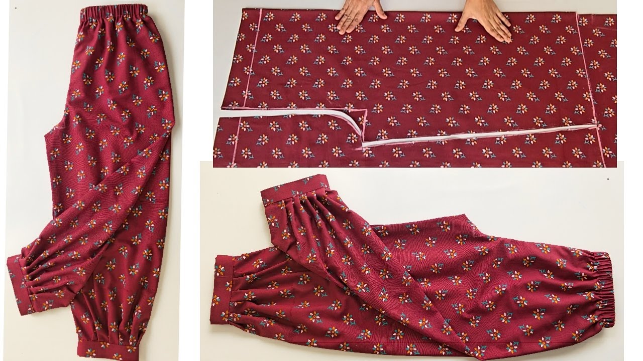 Afghani Salwar Cutting and stitching | Very Easy Salwar cutting and stitching