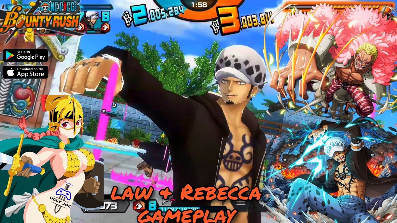 Trafalgar Law Rebecca Gameplay One Piece Bounty Rush Doflamingo Boss Raid Youtube Trafalgar Law Rebecca Gameplay One Piece Bounty Rush Doflamingo Boss Raid Youtube