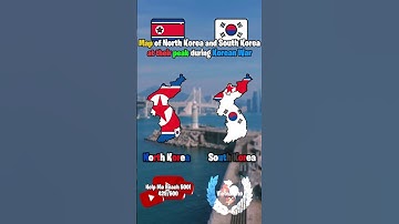 Map of North Korea and South Korea War Map #europe #mapping #mapper #geography #map #history