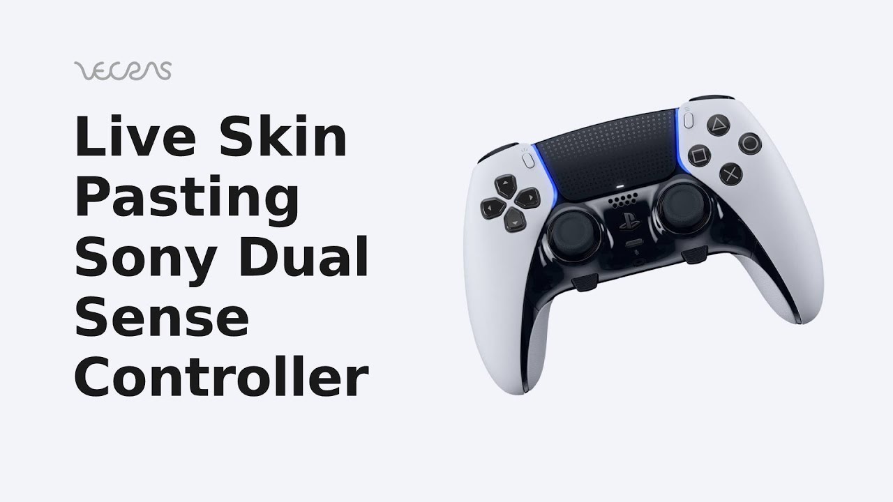 Sony DualSense Edge Controller (PS5) Skin CutFile Vector Template