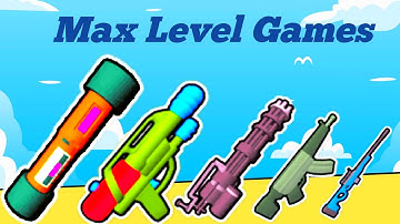Merge Bullets Gun Run & Fire On Runway Levelup 3d  (Max Level) Gameplay