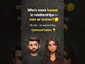 Be Honest — Who Lies Less in Relationships? 😅