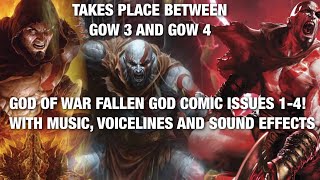 God of War: Fallen God VOLUME 1 COMPLETE Comic Issues 1-4 2021 | REMASTERED COMICS