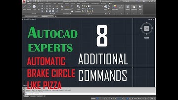 Autocad Expert | Circle divide | Arc divide | Additional Commands