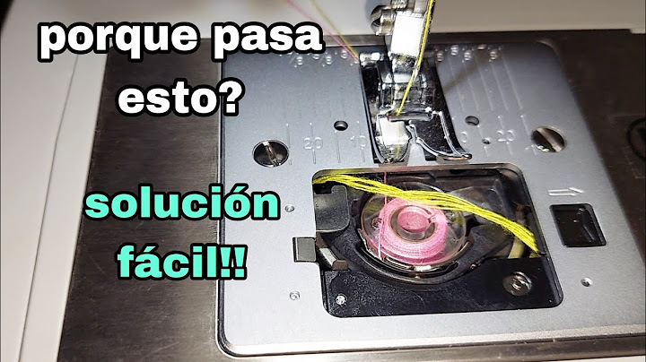 porque se amontona el hilo en el cangrejo al coser. solución fácil.