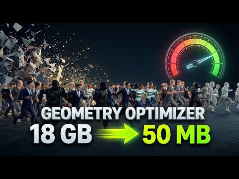Houdini Geometry Optimizer | Reduce Cache Size by 99%