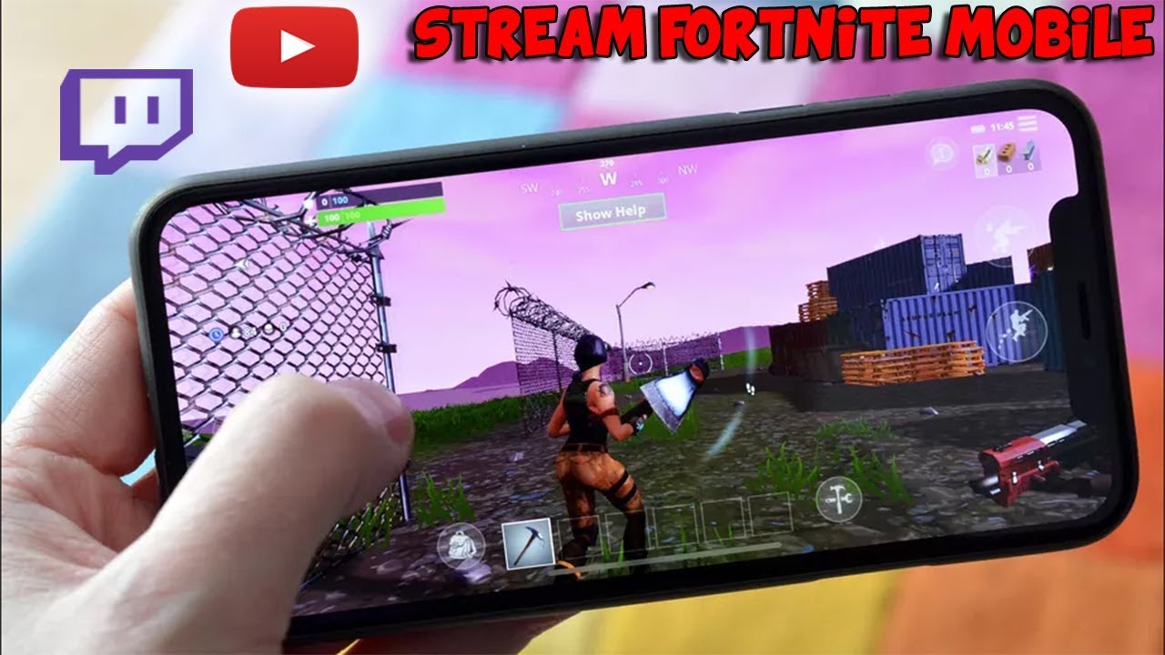 how to stream fortnite mobile to twitch youtube using obs or any other broadcasting software - how to stream fortnite mobile on twitch