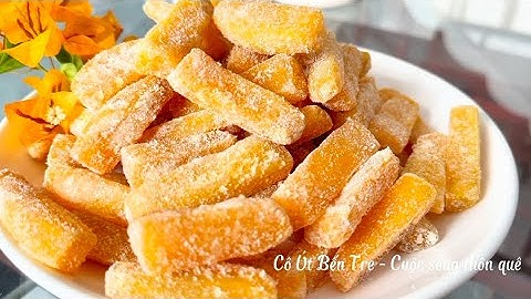 MỨT KHOAI LANG|CÁCH LÀM MỨT KHOAI LANG DẺO VỪA NGON VÀ ĐƠN GIẢN|How to make sweet potato jam