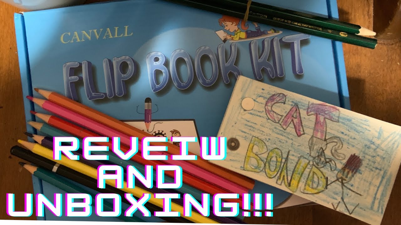 Canvall FLIP BOOK KIT!!!  Review/Unboxing! 