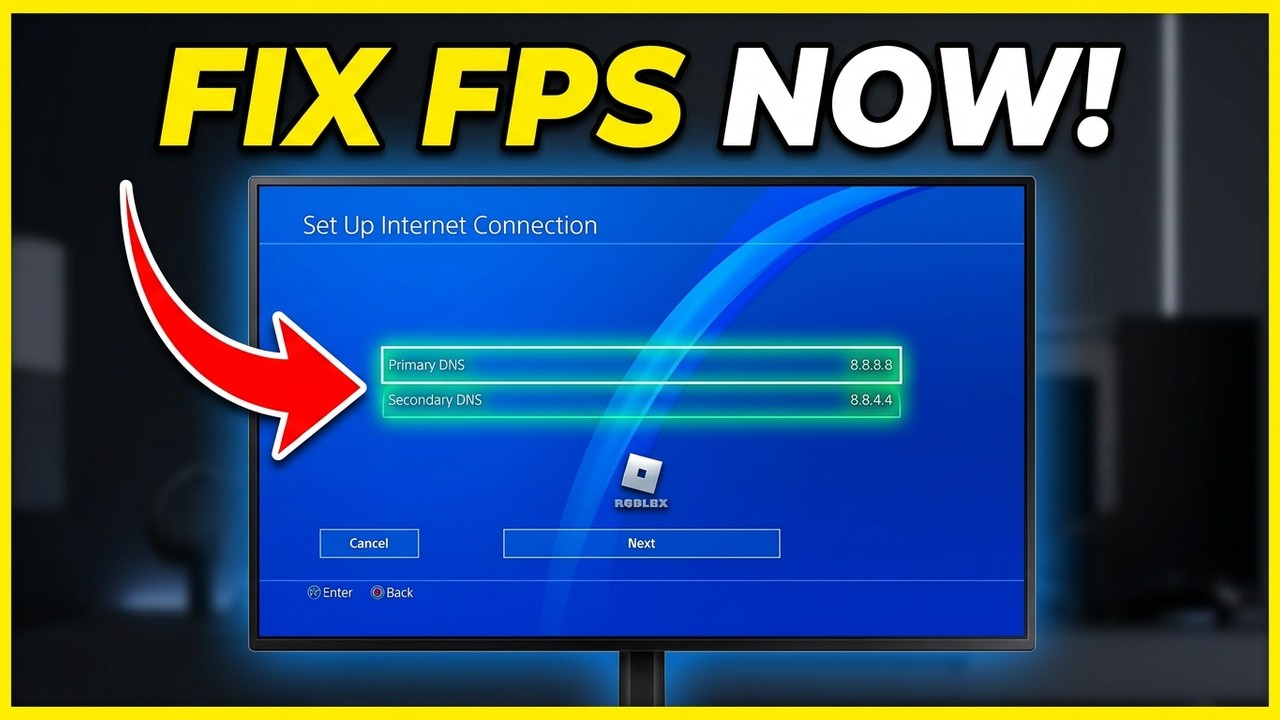 How To Fix Low FPS On Roblox PS4 - YouTube