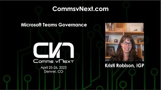2023 - Kristi Robison - Microsoft Teams Governance