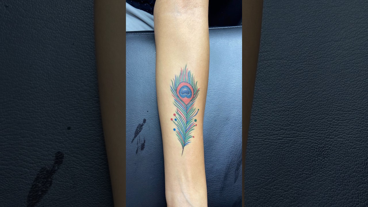 Mor Pankh Symbol of Peace & Positivity | Meaningful Peacock Feather Tattoo Design 