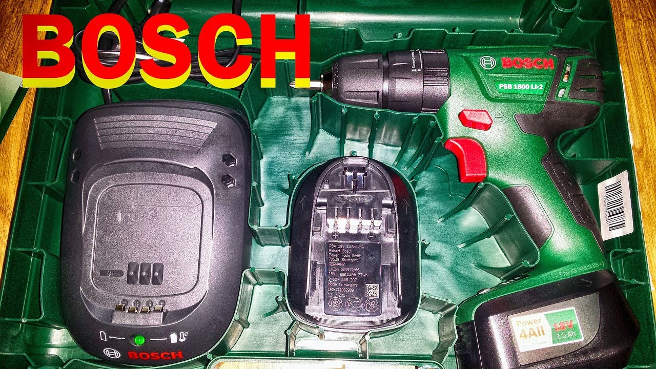 Bosch Psb 1800 Li 2 Youtube