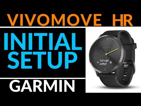 How to Turn On and Setup the Vivomove HR - Garmin Vivomove HR Tutorial