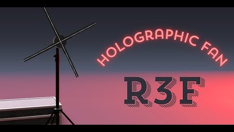 React Three Fiber - Holographic Fan