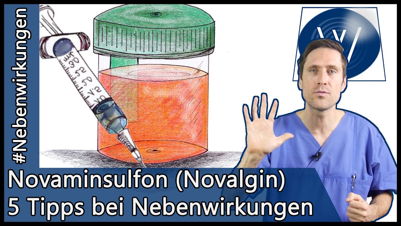 Nehmen Sie das Schmerzmittel Novalgin? Beachten Sie diese Nebenwirkungen &  Tipps zu Novaminsulfon! - YouTube