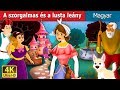 A szorgalmas és a lusta leány | Lazy Girl Story in Hungarian | Magyar Tündérmesék