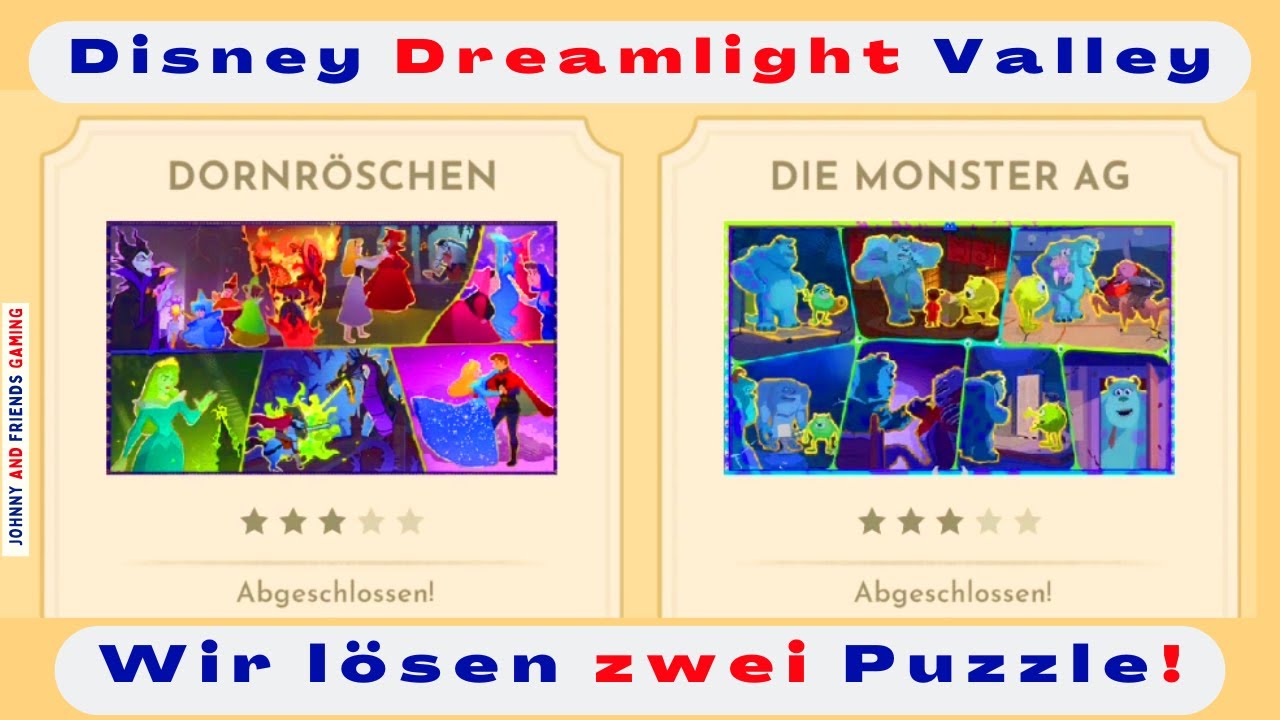 818 Puzzle lösen 😀 Dornröschen + Monster AG Inc Disney Dreamlight Valley 😀 Wissenshüterin