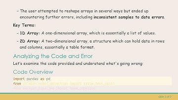Solving the Expected 2D array, got 1D array instead Error in Python