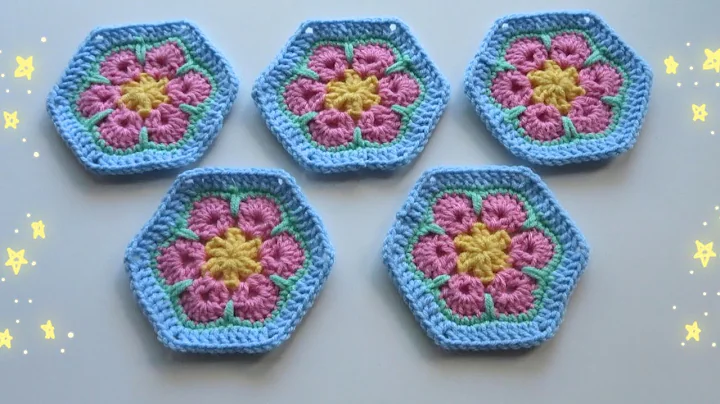 Create Stunning Crochet Flower Hexagons